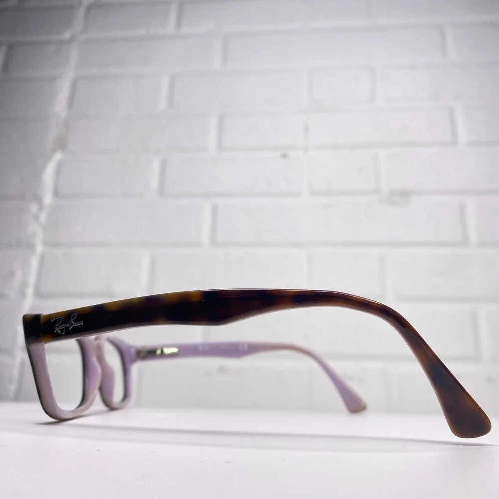 Ray-Ban RB5150 5240 Eyeglasses Frames Purple Tortoise Rectangle 50-19-135 637